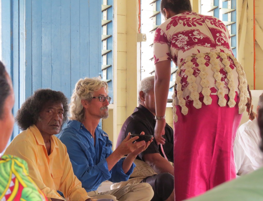 Kava ceremony on Niuatopotapu