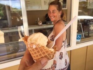 The original Lappert's ice cream in Hanapepe Town, Kauai